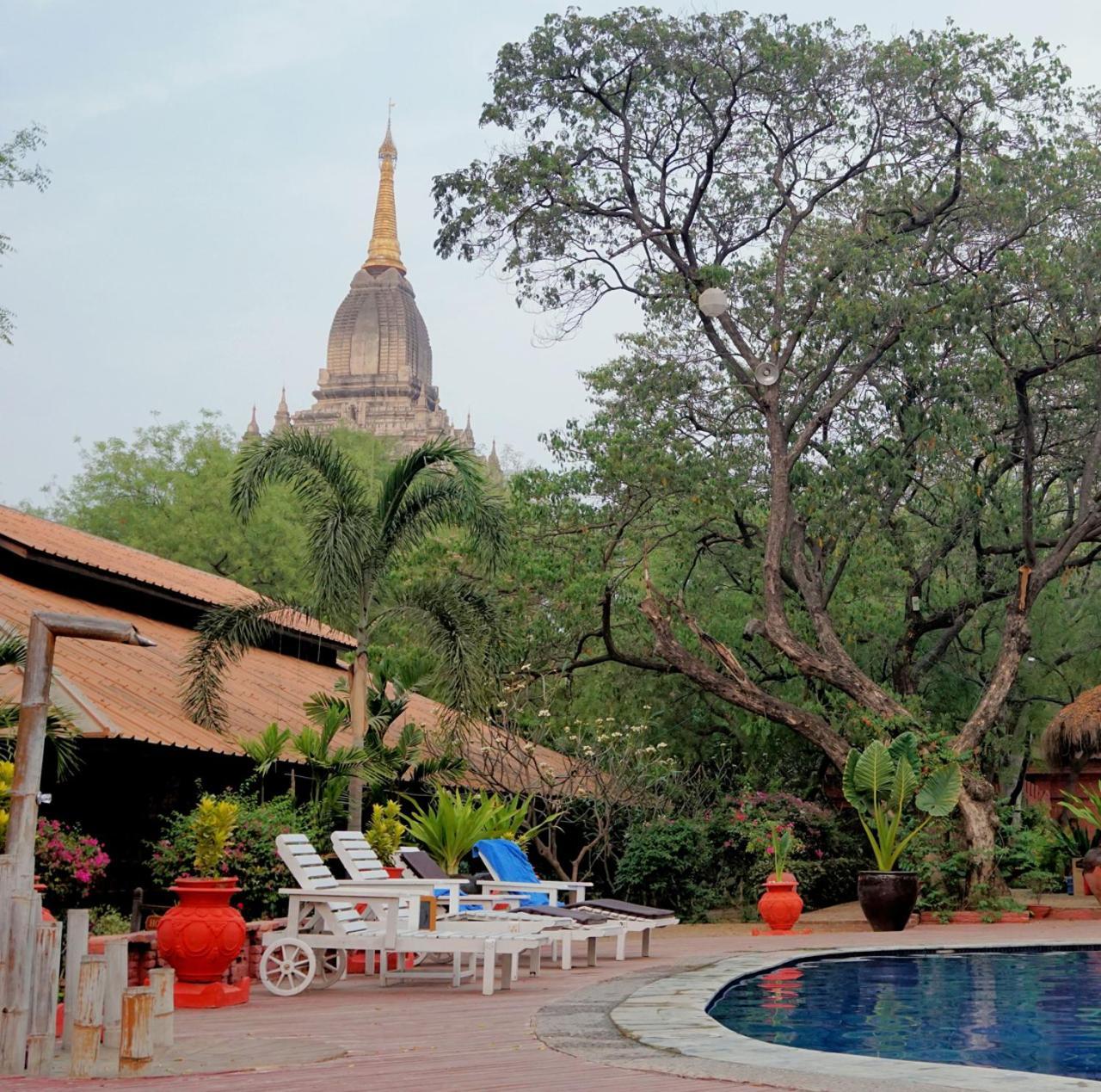 Bagan Hotel River View Bagian luar foto